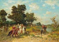 Washington, Georges - Arab Hunt Scene